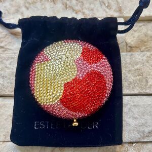 2007 Estee Lauder Swarovski Crystals 4 Love Compact.